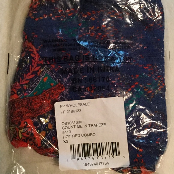 Free People Count Me In Trapeze Top NWT - Picture 8 of 8